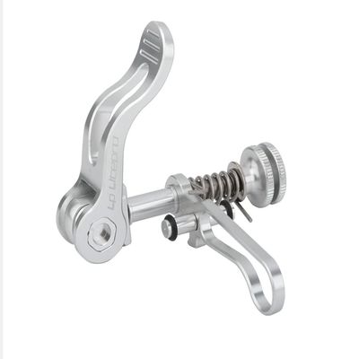 Lightweight Titanium Seatpost Clamp for Brompton in Silver
