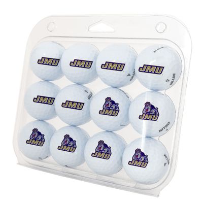 Desert Cactus James Madison University Golf Balls 12 Pack  JMU Dukes Full Color Dozen  Officially Licensed Sport Team Accessory