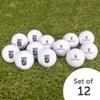 Desert Cactus Belmont Abbey College Golf Balls 12 Pack  BAC Crusaders Full Color Dozen  Officially Licensed Sport Team Accessory view 4