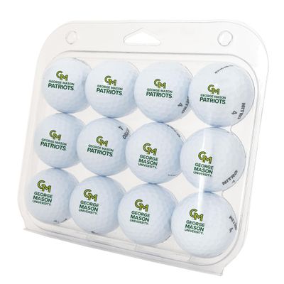 Desert Cactus George Mason University Golf Balls 12 Pack GMU Patriots Full Color Dozen Officially Licensed Sport Team Accessory