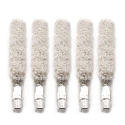 Estary Ranking 10 Pack Gun Cleaning Bore Cotton Mops Brushes 8-32 5-16 or 5-40 Threaded (410 Gauge)