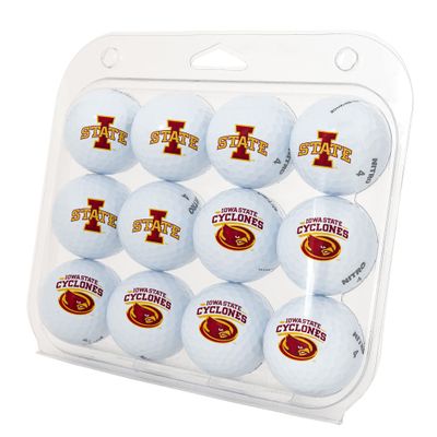 Desert Cactus Iowa State University Golf Balls 3 Pack ISU Cyclones Full Color Three Officially Licensed Sport Team Accessory
