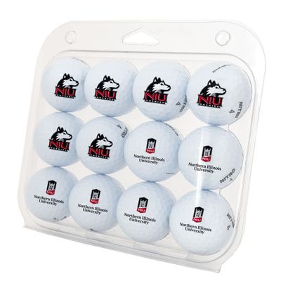 Desert Cactus Northern Illinois University Golf Balls 12 Pack  NIU Huskies Full Color Dozen  Officially Licensed Sport Team Accessory