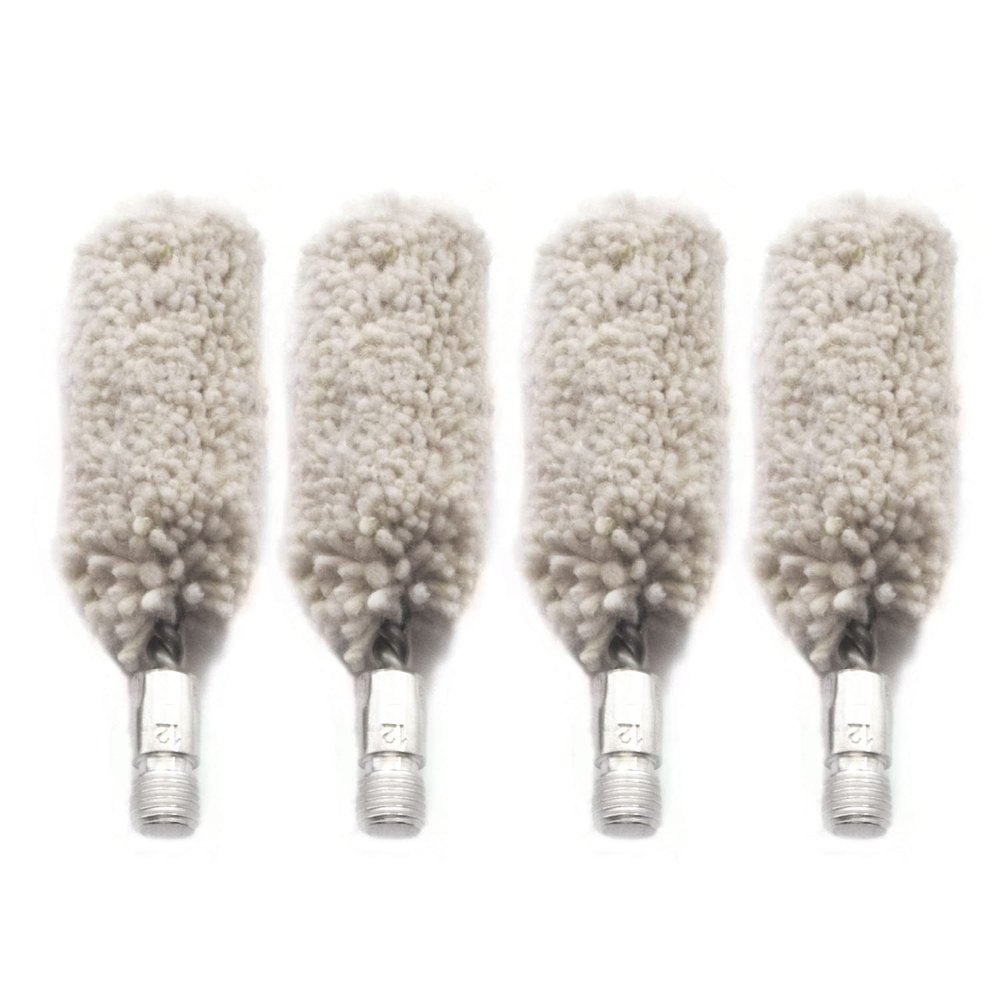 Estary Ranking 10 Pack Gun Cleaning Bore Cotton Mops Brushes 8-32 5-16 or 5-40 Threaded (12GA)