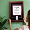 Ball State University Cardinals 10w x 8h Classic Spirit Logo Diploma Frame view 2