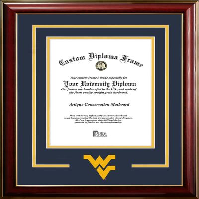 Campus Images West Virginia University Mountaineers 11w x 14h Classic Spirit Logo Diploma Frame, Mahogany