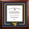 Campus Images West Virginia University Mountaineers 11w x 14h Classic Spirit Logo Diploma Frame, Mahogany view 1