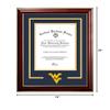 Campus Images West Virginia University Mountaineers 11w x 14h Classic Spirit Logo Diploma Frame, Mahogany view 3