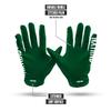 Nxtrnd G1 Men's Football Gloves, Adult Sticky Receiver Gloves (Dark Green, X-Large) view 4