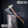 SHINY CRAFTS Handcrafted Viking Axe  Engraved Nordic Blade with Wooden Handle Norse Bearded Hatchet for Men Unique Gift for Him, Collectors, Cosplay, Camping, Medieval Wall Decor (Viking-VBA-26) view 2