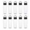 DISCOUNT PROMOS Chenab Plastic Water Bottles 23 oz. Set of 10, Bulk Pack - Reusable, Great for Gym, Hiking, Cycling, and For School - Black view 1