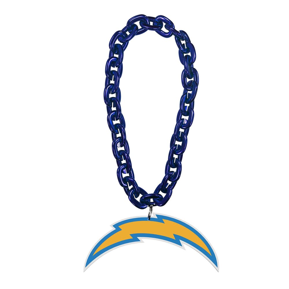 Aminco NFL Los Angeles Chargers Team Fan Chain, Royal Blue