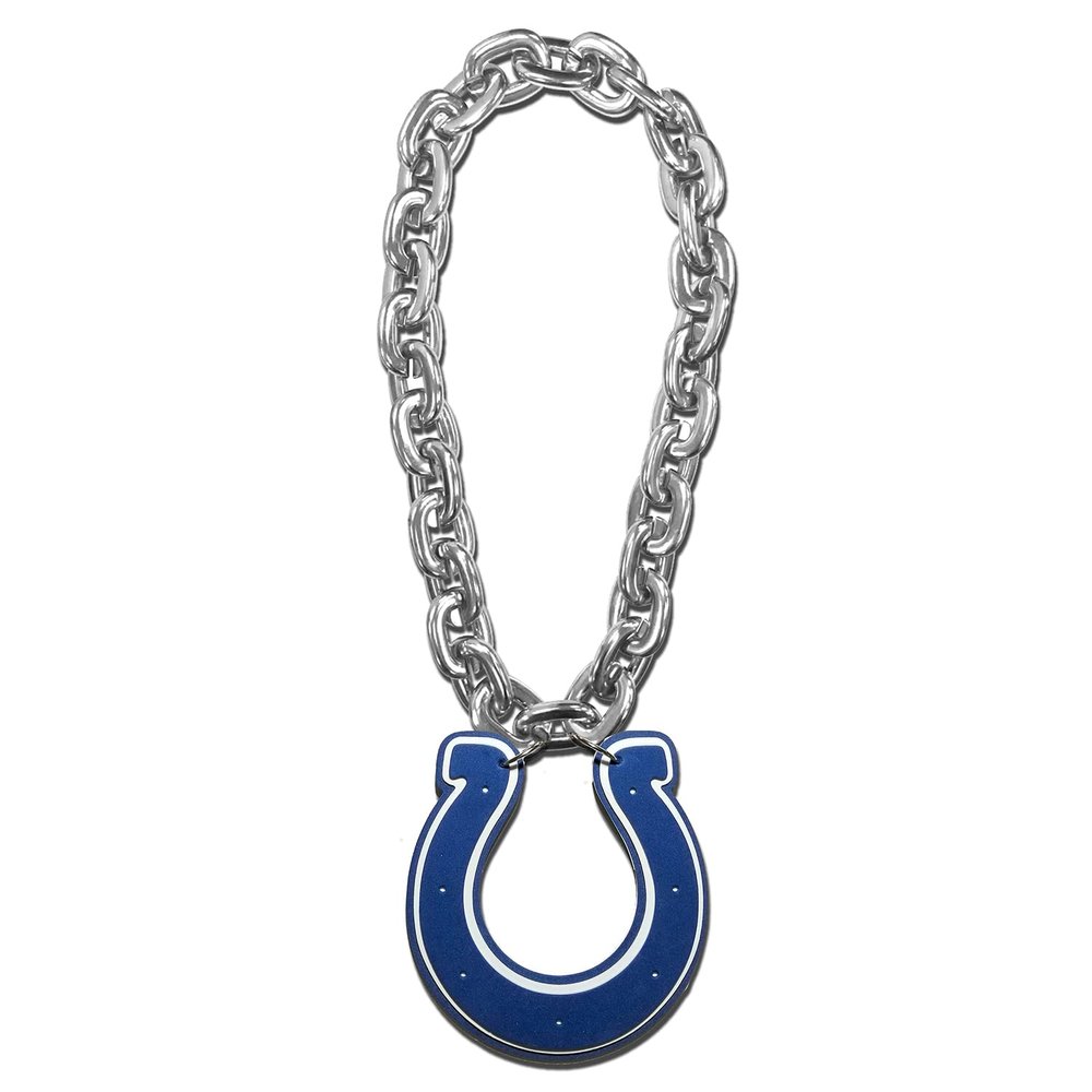 Aminco NFL Indianapolis Colts Team Fan Chain, Silver