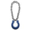 Aminco NFL Indianapolis Colts Team Fan Chain, Silver view 1