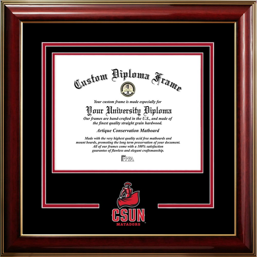Campus Images California State University, Northridge 11w x 8.5h Classic Spirit Logo Diploma Frame