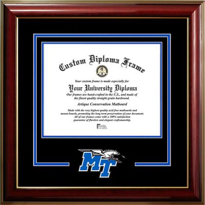 Campus Images Middle Tennessee State University 11w x 8.5h Classic Spirit Logo Diploma Frame