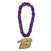 Aminco NFL Baltimore Ravens Team Fan Chain, Purple view 1