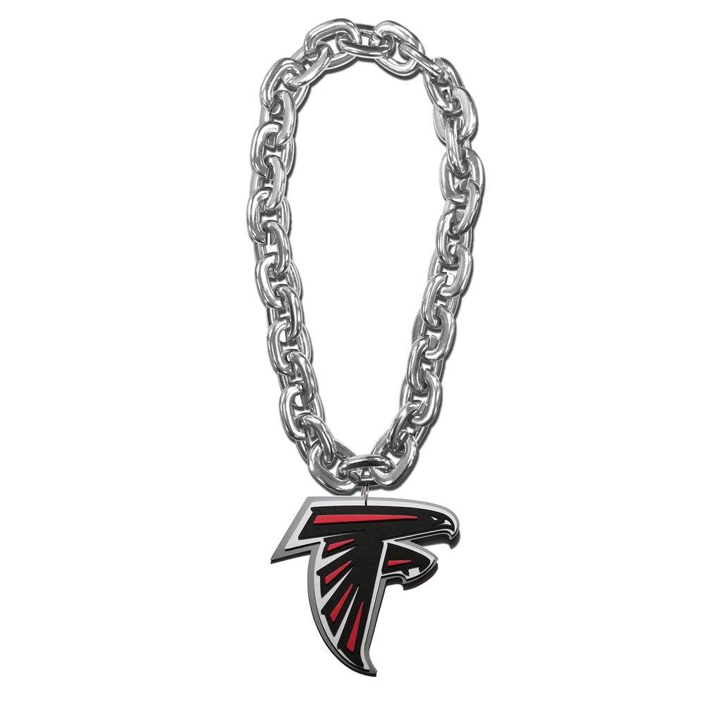 Aminco NFL Atlanta Falcons Team Fan Chain, Silver