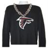 Aminco NFL Atlanta Falcons Team Fan Chain, Silver view 2