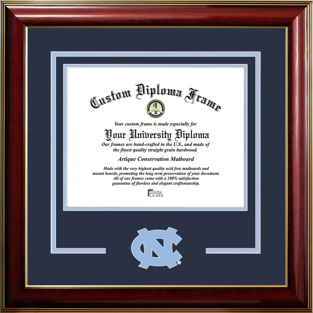 Campus Images North Carolina Tar Heels 14w x 11.5h Classic Spirit Logo Diploma Frame