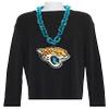 Aminco NFL Jacksonville Jaguars Team Fan Chain, Teal view 2