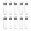 DISCOUNT PROMOS Chenab Plastic Water Bottles 23 oz. Set of 10, Bulk Pack - Reusable, Great for Gym, Hiking, Cycling, and For School - Grey view 1