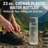 DISCOUNT PROMOS Chenab Plastic Water Bottles 23 oz. Set of 10, Bulk Pack - Reusable, Great for Gym, Hiking, Cycling, and For School - Grey view 2