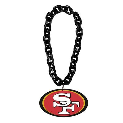 Aminco NFL San Francisco 49ers Team Fan Chain, Black