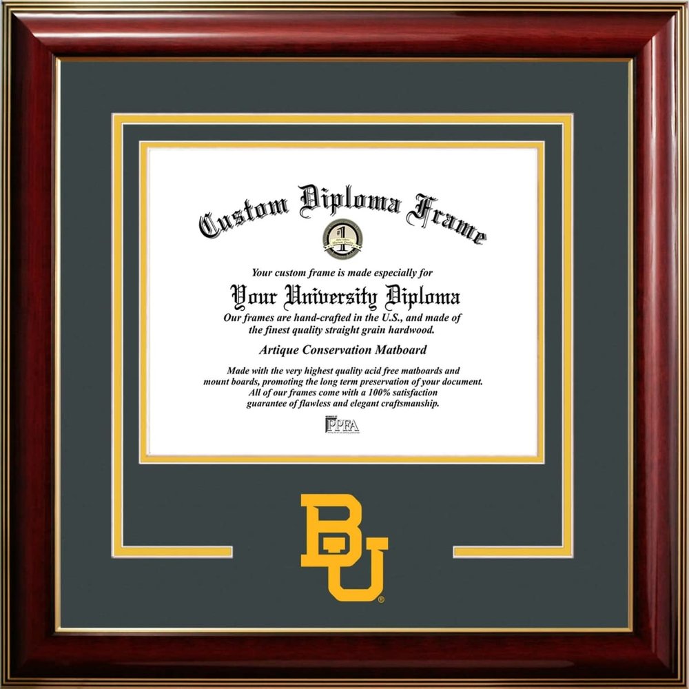Campus Images Baylor University Bears 14w x 11h Classic Spirit Logo Diploma Frame