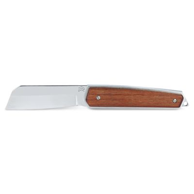 CIMO Pocket Knife Navalha Stainless Steel Blade with Jatoba Wooden Handle and Pocket Clip