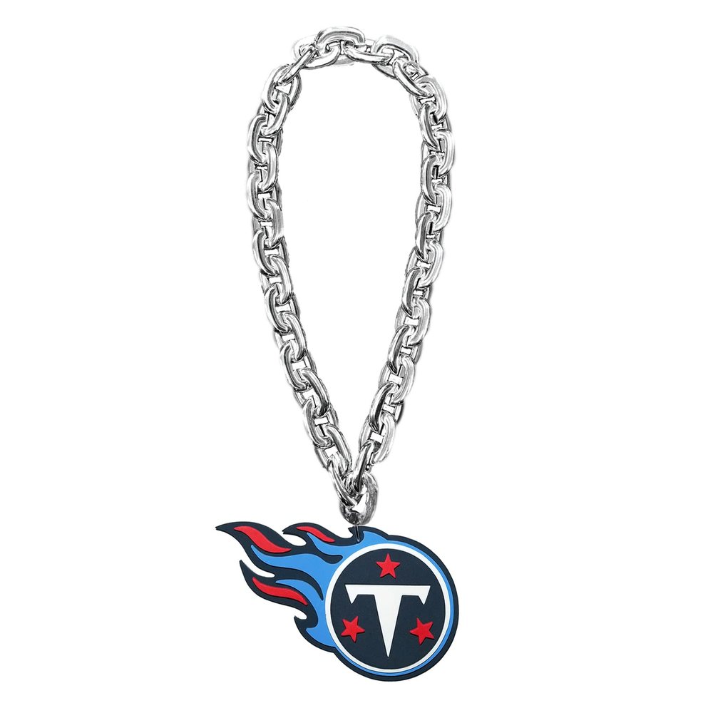 Aminco NFL Tennessee Titans Team Fan Chain, Silver