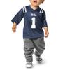 Little King NCAA Infant-Touchdown Pass-Team Football Jersey-Ole Miss-Navy #1-12 Months view 1