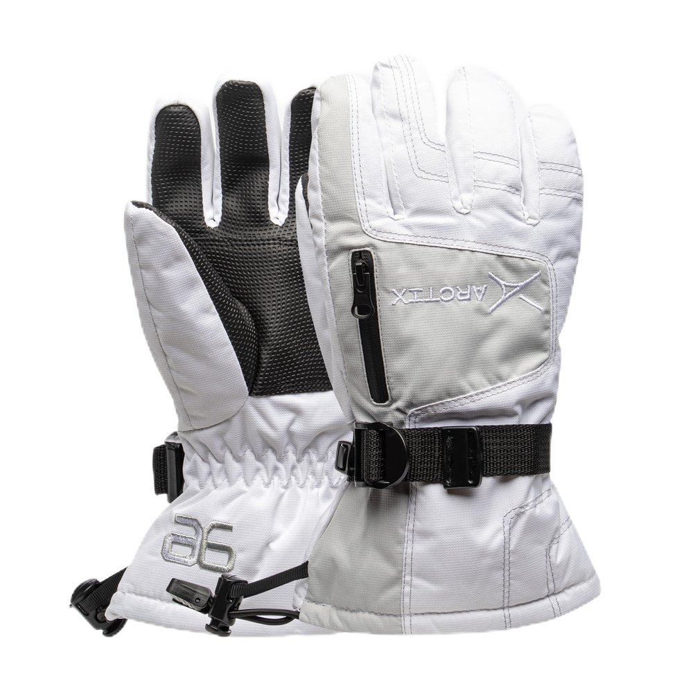 Arctix Kids Snowplow Gloves, Quiet Grey, X-Large