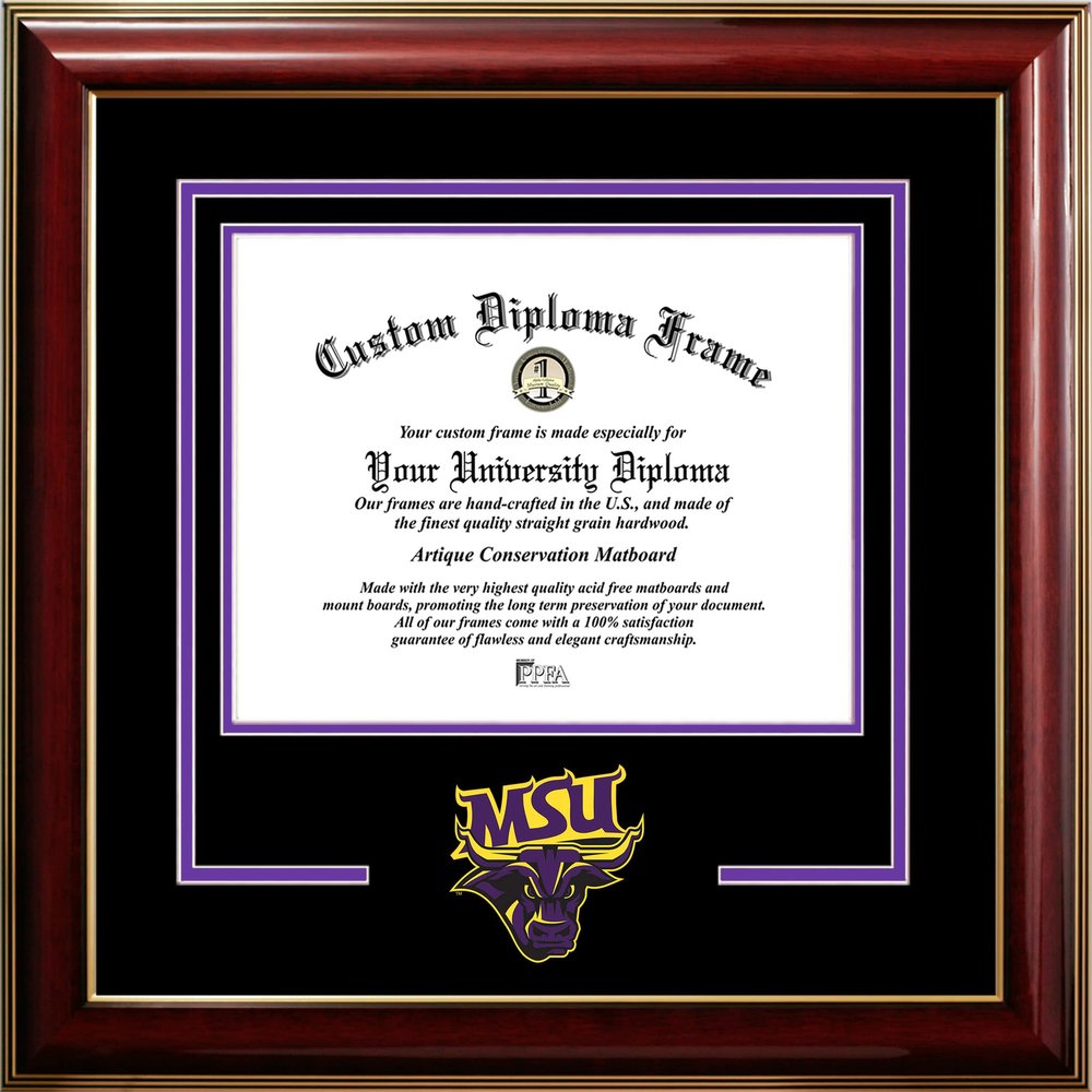 Campus Images Minnesota State University, Mankato Mavericks 11w x 8.5h Classic Spirit Logo Diploma Frame