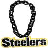 Aminco NFL Pittsburgh Steelers Team Fan Chain, Black view 1