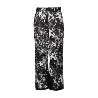 Arctix Kids Snow Sports Cargo Snow Pants with Articulated Knees, Cracked Marble Black, X-Small