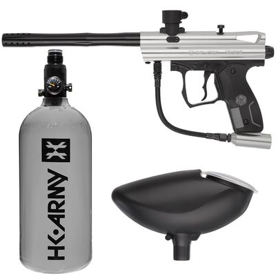 Action Village Kingman Spyder Victor Entry Paintball Gun Package Kit (Gloss Clear)