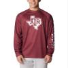 Columbia Men's Collegiate Terminal Tackle Heather Long Sleeve Shirt, TAM - Deep Maroon Heather, XX-Large view 1