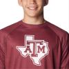 Columbia Men's Collegiate Terminal Tackle Heather Long Sleeve Shirt, TAM - Deep Maroon Heather, XX-Large view 4