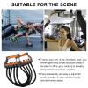 Adjustable Latex Resistance Chest Expander for Muscle Training Lightweight Fitness Bands for Travel Ergonomic Design - Handles Versatile Chest Workout Tool view 2