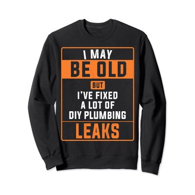 Plumber Idea For Men & Funny Dad Plumbing Engineer Sweatshirt
