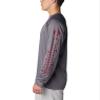 Columbia Men's Collegiate Terminal Tackle Long Sleeve Shirt, TAM - City Grey, Medium view 3