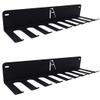IRON AMERICAN USA Omega Gym Storage Rack 9-Hook Heavy-Duty Gym Wall Organizer Gym Caddy Hanger - Gym Accessory Storage - Resistance Bands, Jump Ropes, Barbells, Lifting Belts, Cable Attachments - 2pk view 1