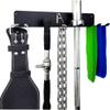 IRON AMERICAN USA Omega Gym Storage Rack 9-Hook Heavy-Duty Gym Wall Organizer Gym Caddy Hanger - Gym Accessory Storage - Resistance Bands, Jump Ropes, Barbells, Lifting Belts, Cable Attachments - 2pk view 2