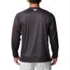 Columbia Men's Collegiate Terminal Tackle Heather Long Sleeve Shirt, SC - Shark Heather, X-Large view 3