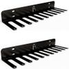 IRON AMERICAN USA Omega Beast Gym Storage Rack 9 OR 11 Hook Heavy-Duty Gym Wall Organizer Gym Caddy Hanger - Gym Accessory Storage - Resistance Bands, Jump Ropes, Barbells, Lifting Belts, Cable Attachments - 2pk view 1