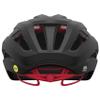 Giro Aries Spherical Bike Helmet - Matte Carbon/Red Large view 4