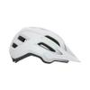 Giro Fixture II MIPS Mountain Bike Helmet for Men, Women, Kids, and Adults  Matte White/Green Logo, Universal Women (50-57 cm) view 3