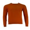 GANT Men's Lightweight Cotton Crew Neck Sweater, Medium, Pumpkin Orange view 1