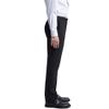 YUCENFU Mens Dress Pants 4-Way Stretch Performance Expandable Waist Business Slacks Flat Front Comfort,Black,42W30L view 2